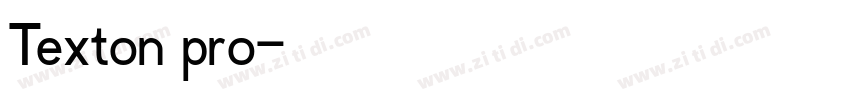 Texton pro字体转换